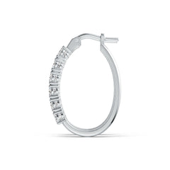 Sterling Silver Semi Mount Earrings Setting Oval OV 5X4mm DHJ
