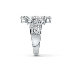 Sterling Silver Semi Mount Ring Setting Oval OV 6X4mm DHJ