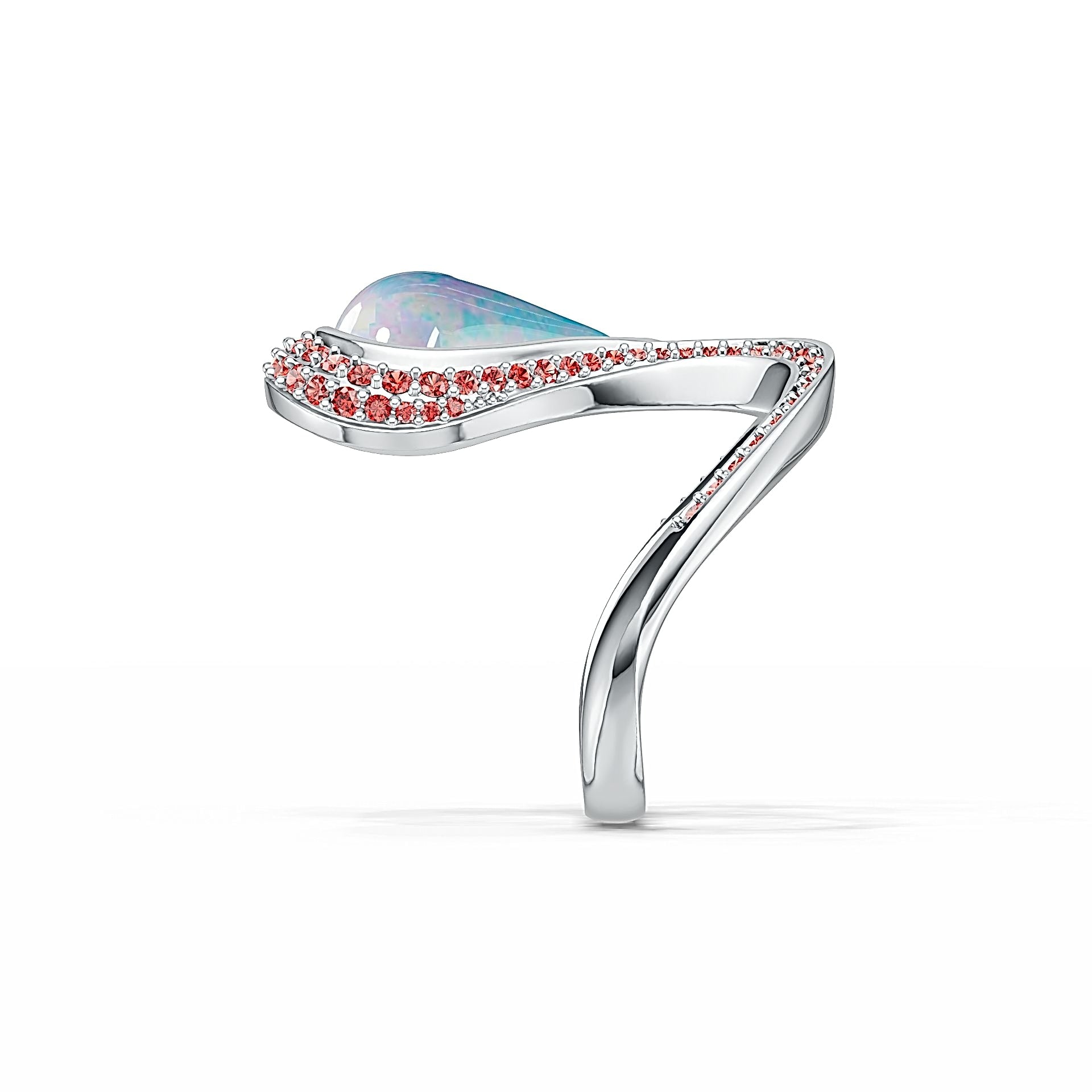 Sterling Silver Semi Mount Ring Setting Round RD 1.5mm DHJ