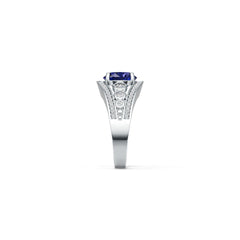 Sterling Silver Semi Mount Ring Setting Round RD 10x10mm Syzjewelry