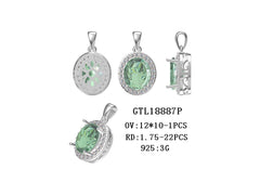 10K Gold Jewelry 1 Moissanite Accent DHJ