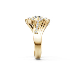 Platinum Semi Mount Ring Setting Round Ro 5x5mm Diamond Accent Syz Jewelry