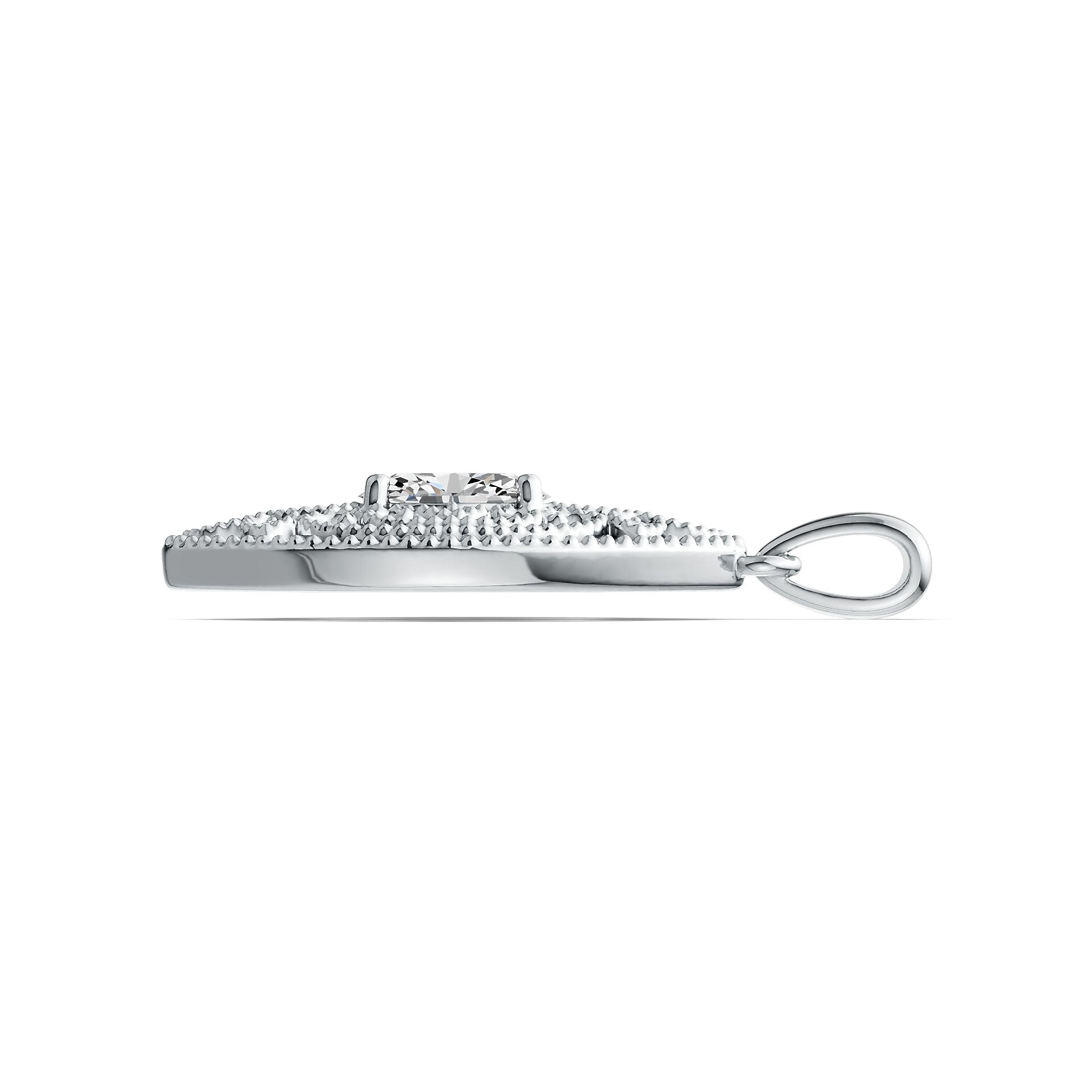 Sterling Silver Semi Mount Pendant Setting Oval OV 7X5mm Filigree Milgrain Syzjewelry