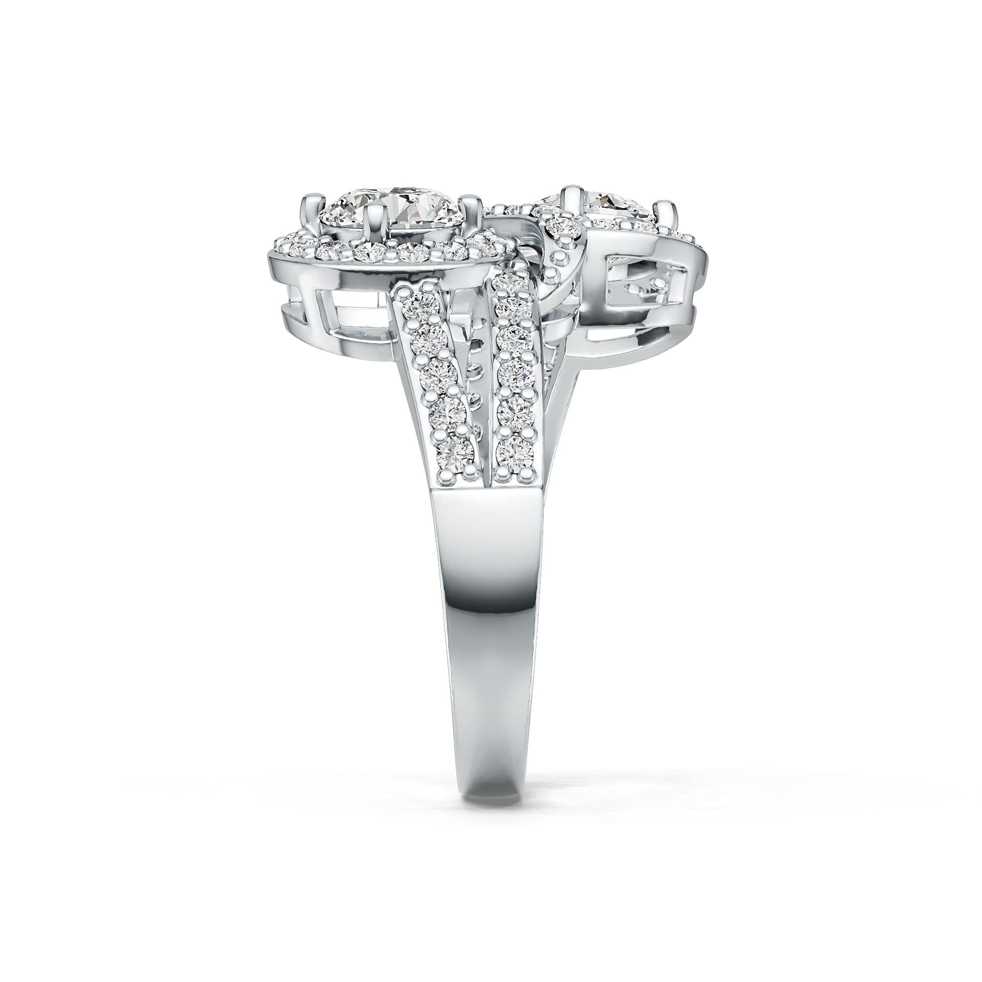 Sterling Silver Semi Mount Ring Setting Round RD 6X6mm DHJ