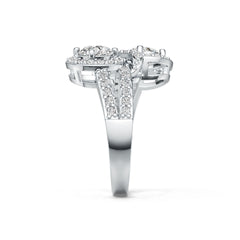 Sterling Silver Semi Mount Ring Setting Round RD 6X6mm DHJ