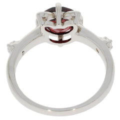 14K Gold Semi Mount Ring Setting Round RD 8x8mm D-PJC2849 Diamond Accent Syzjewelry