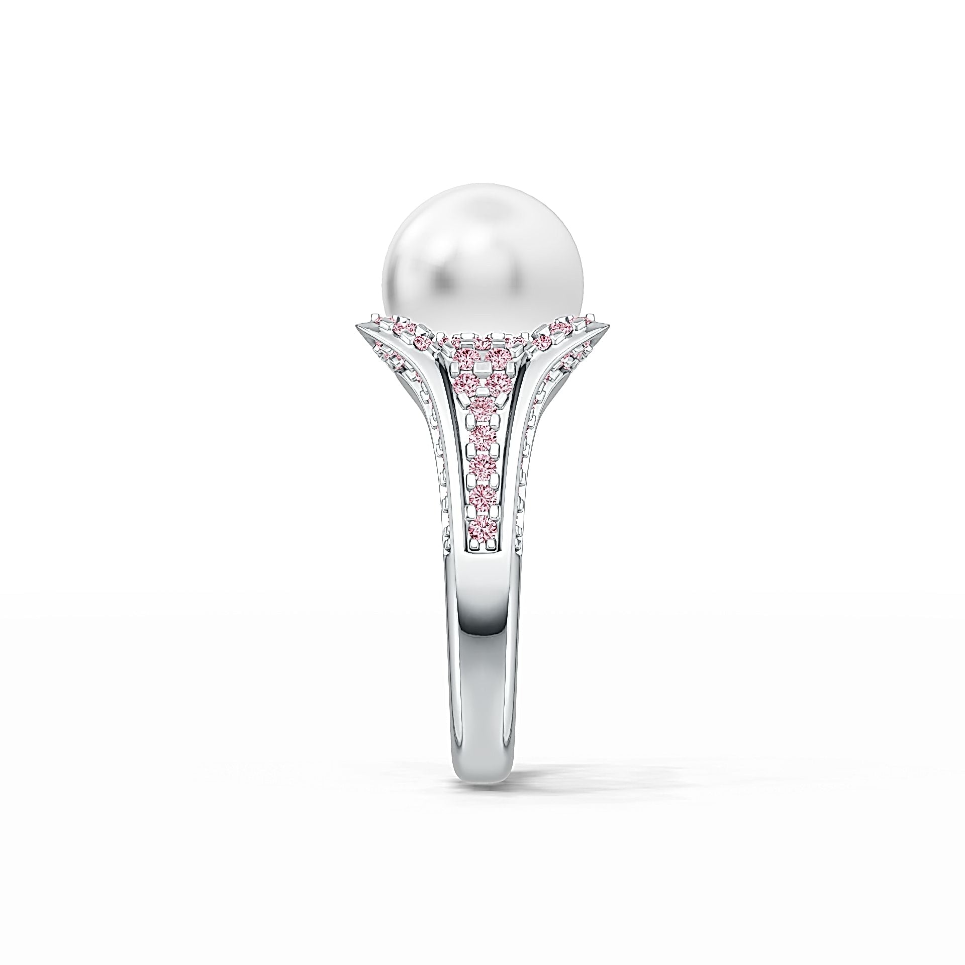 Sterling Silver Semi Mount Ring Setting Round RD 10x10mm DHJ