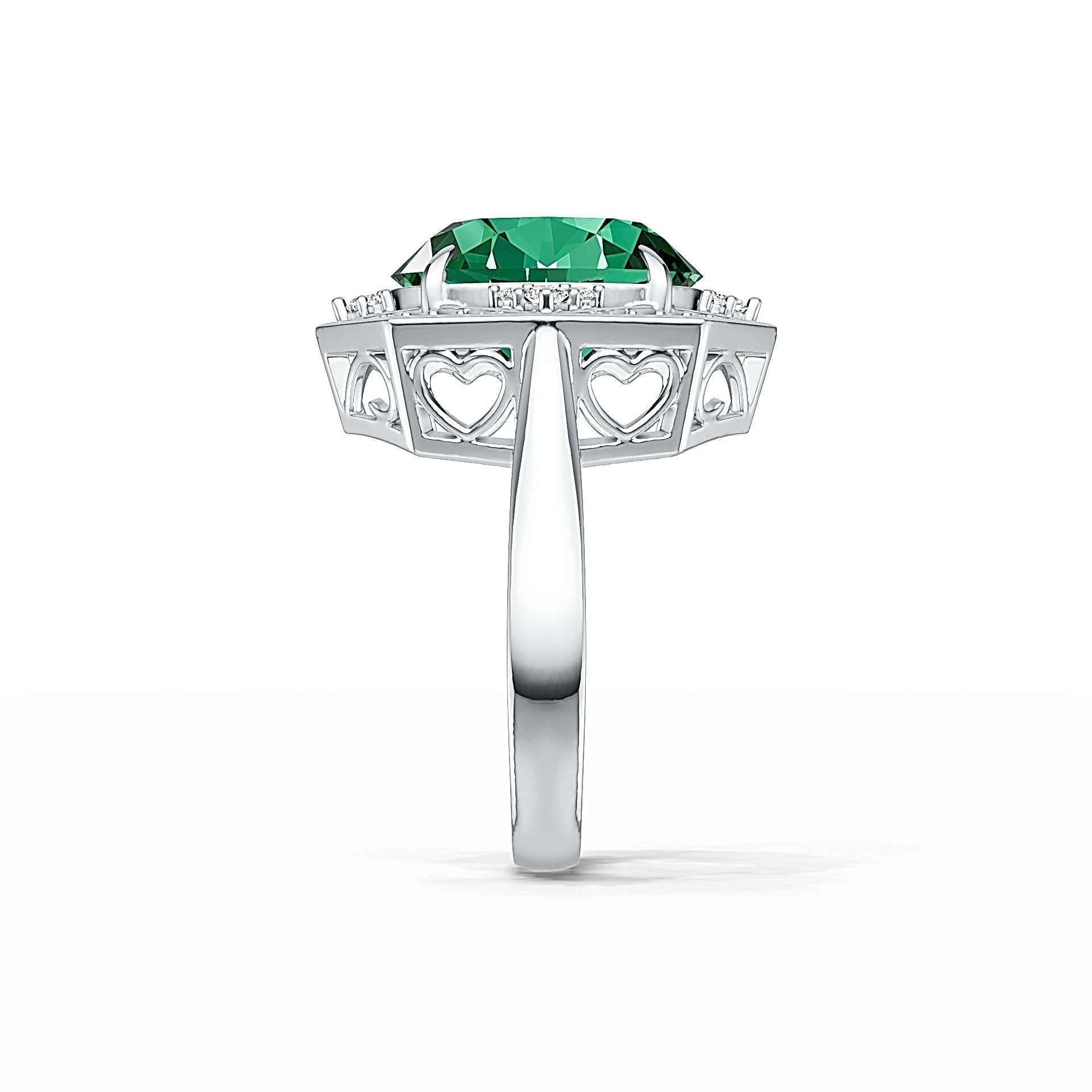 Sterling Silver Semi Mount Ring Setting Oval OV 14X12MM Halo Syzjewelry