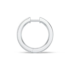 Sterling Silver Semi Mount Earrings Setting Round RD 0.9mm DHJ