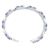 Sterling Silver Semi Mount Bracelet Setting Round Rd 7x5mm Diamond Accent DHJ