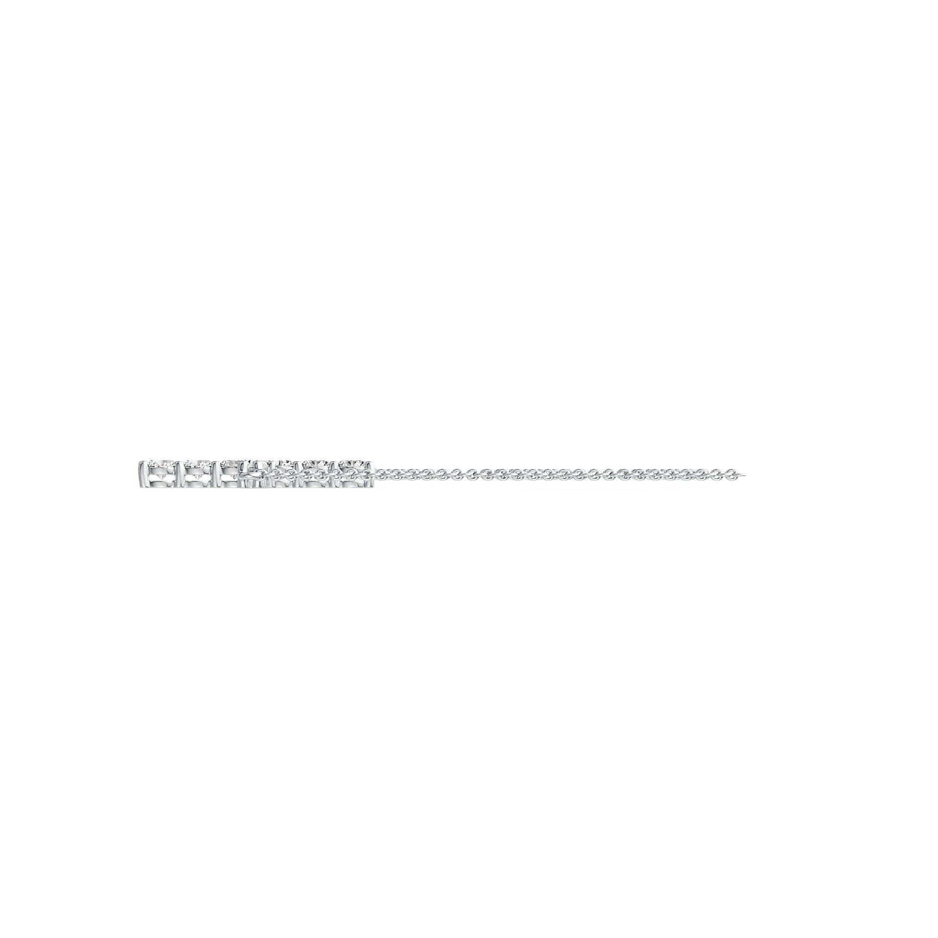 Sterling Silver Semi Mount Pendant Setting Oval OV 4X3mm Horizontal Cross Pendant DHJ