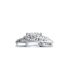 Sterling Silver Semi Mount Pendant Setting Round RD 8x8mm DHJ