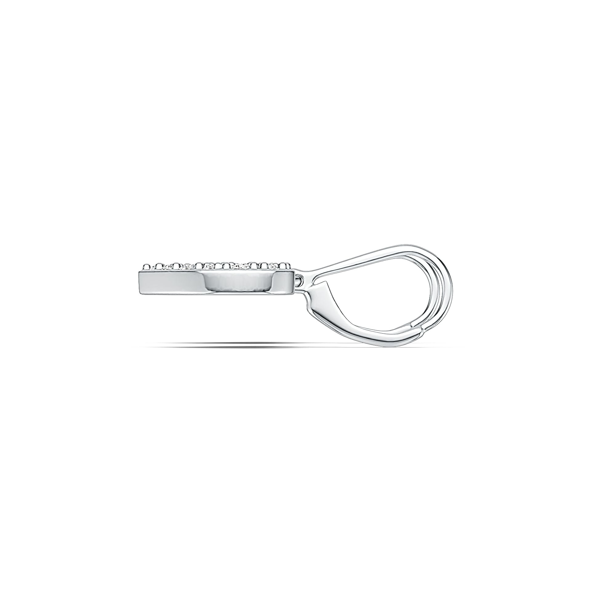 Sterling Silver Semi Mount Earrings Setting Round RD 2.5mm White Topaz DHJ