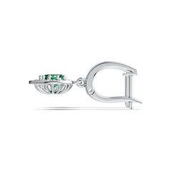 Sterling Silver Semi Mount Earrings Setting Heart HT 6X6mm - Syzjewelry