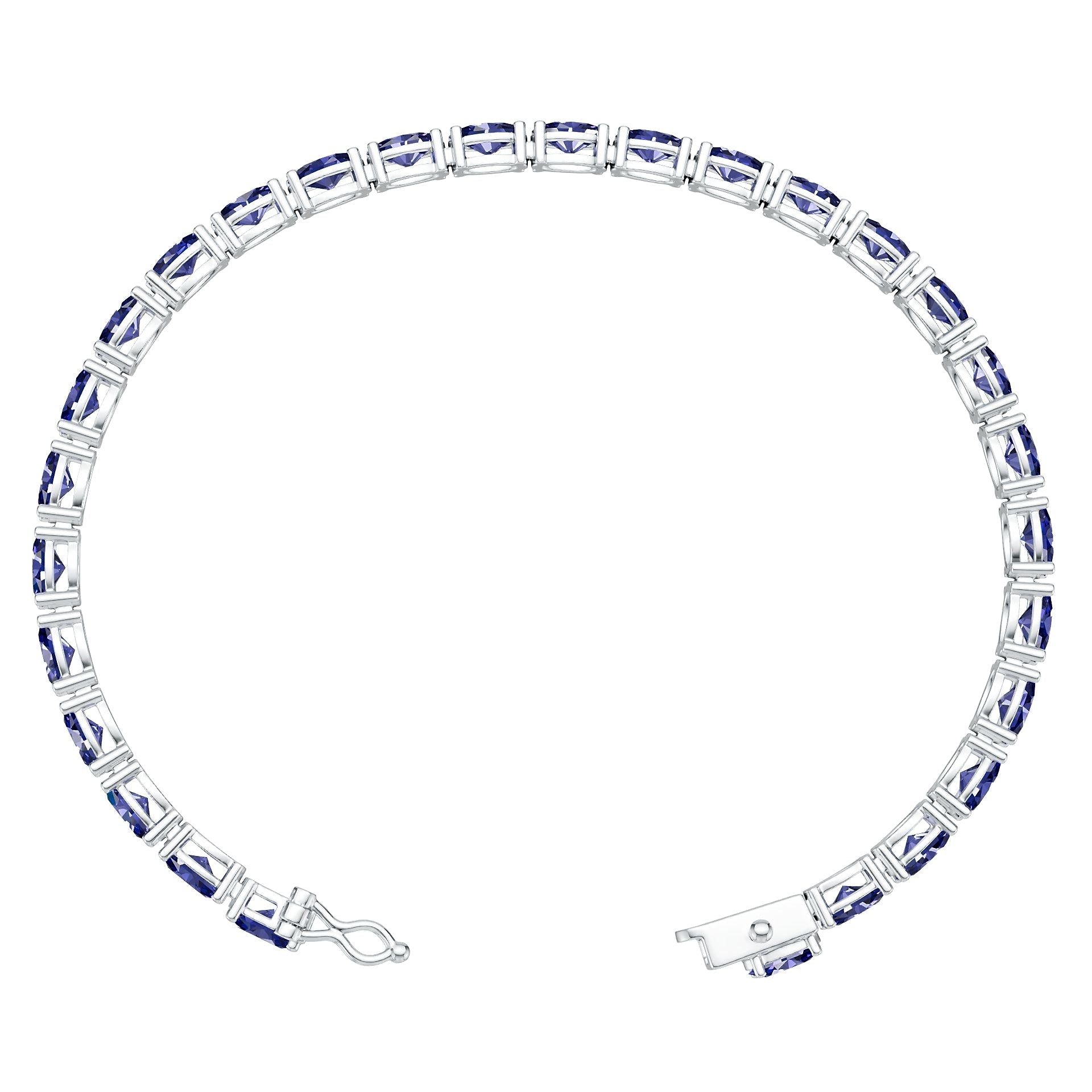 10K Gold Semi Mount Bracelet Setting Oval OV 6x4mm DHJ