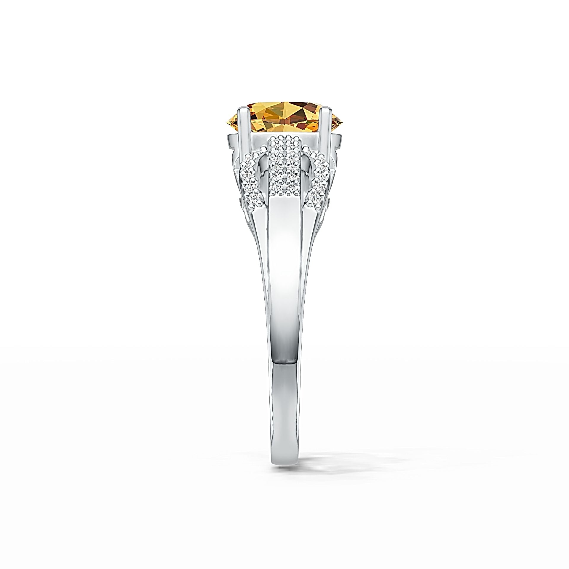 Sterling Silver Semi Mount Ring Setting Oval OV 9X7MM Split Shank Syzjewelry