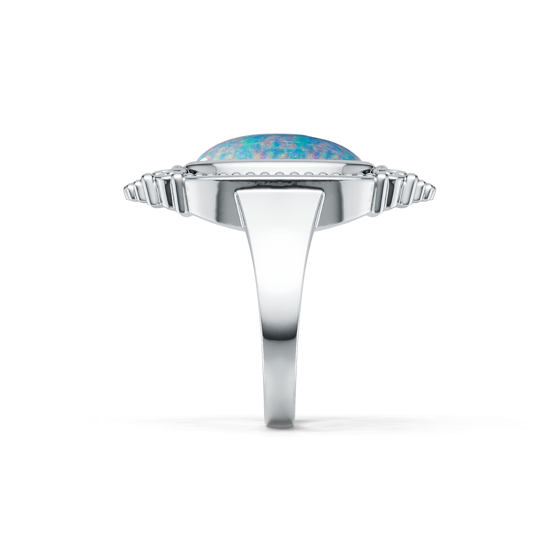 Sterling Silver Semi Mount Ring Setting Oval OV 16X12mm DHJ
