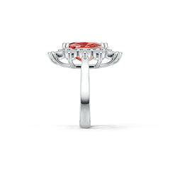 Sterling Silver Semi Mount Ring Setting Cushion CU 14X10mm DHJ