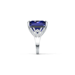 18K Gold Semi Mount Ring Setting Princess Pr 13x18mm Diamond Accent Syzjewelry