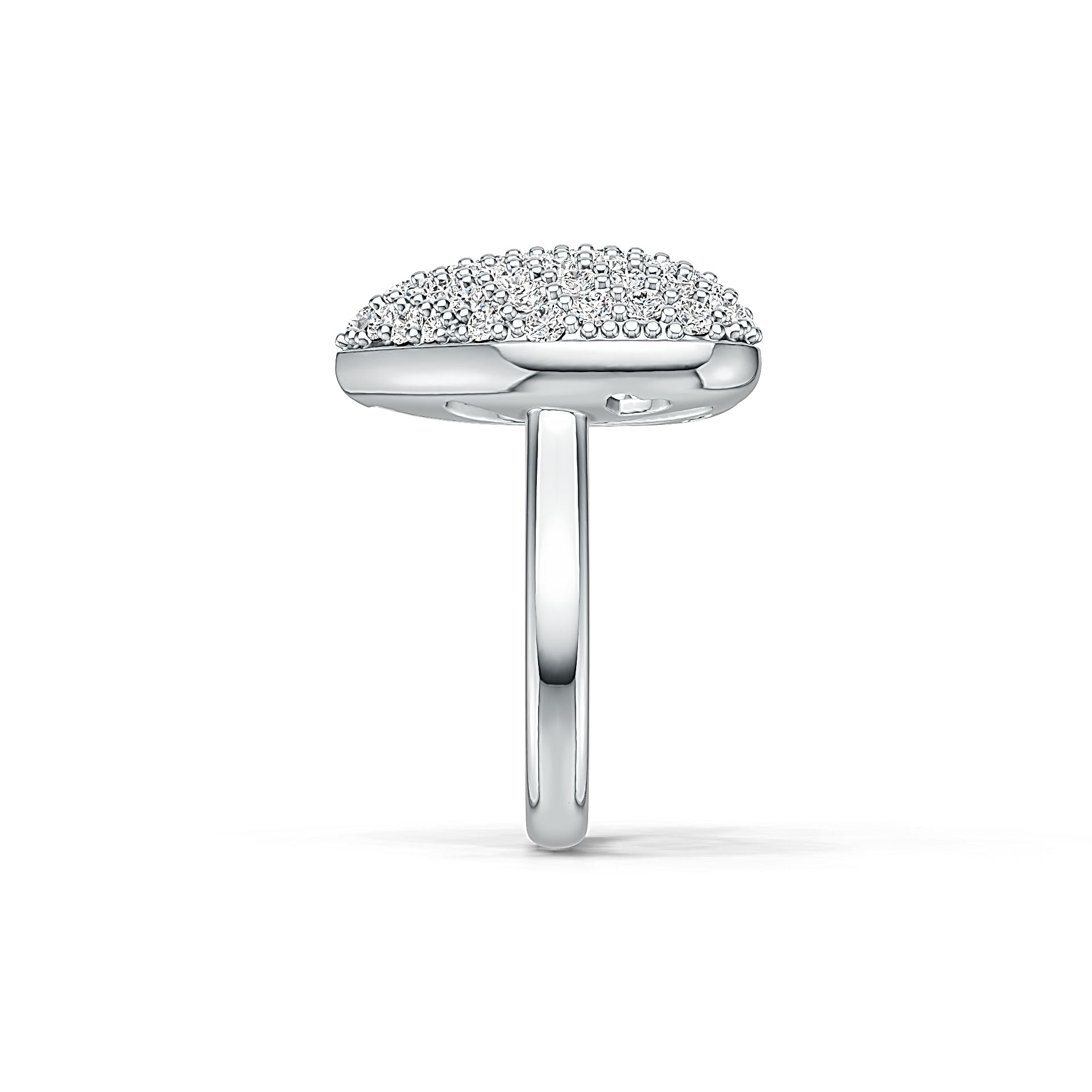 Sterling Silver Semi Mount Ring Setting Round RD Band圈戒mm DHJ