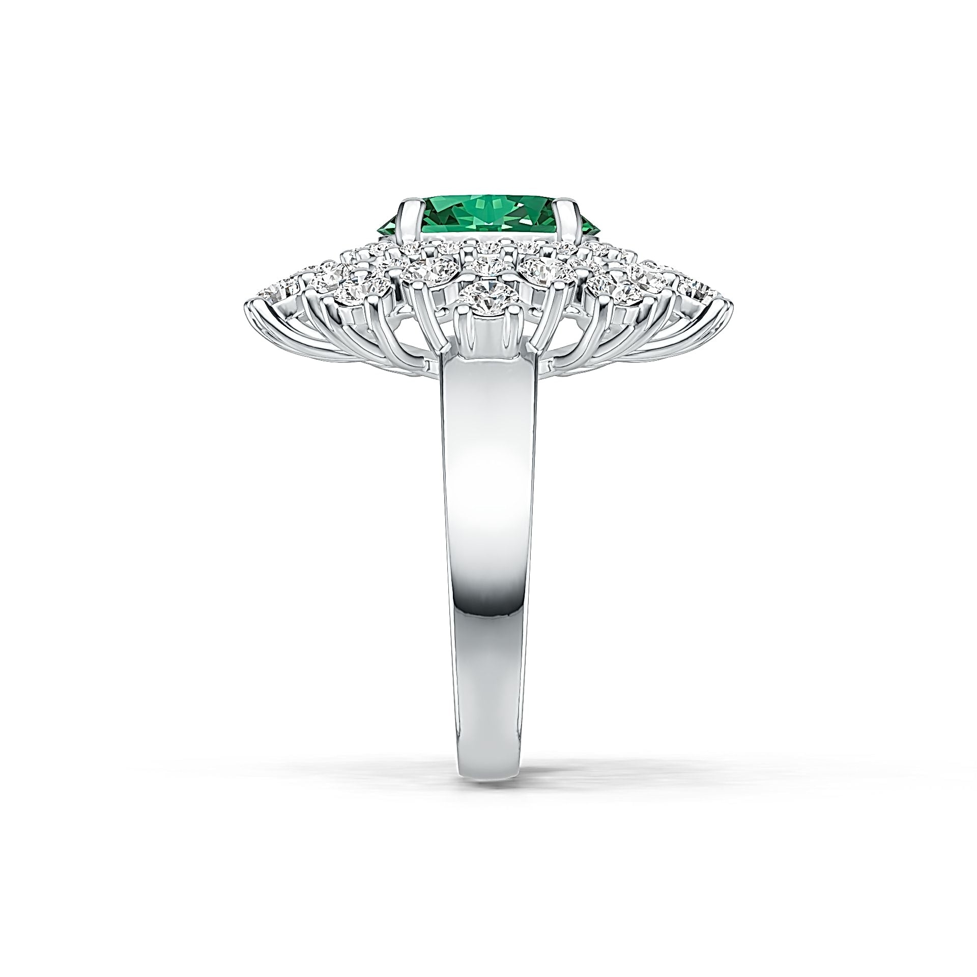 Sterling Silver Semi Mount Ring Setting Oval OV 10X8mm DHJ