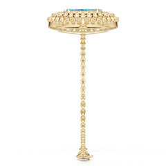 14K Gold Semi Mount Bracelet Setting Round Ro 12x11mm Syz Jewelry