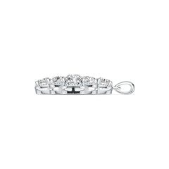 Sterling Silver Semi Mount Pendant Setting Round RD 6x6mm - Syzjewelry