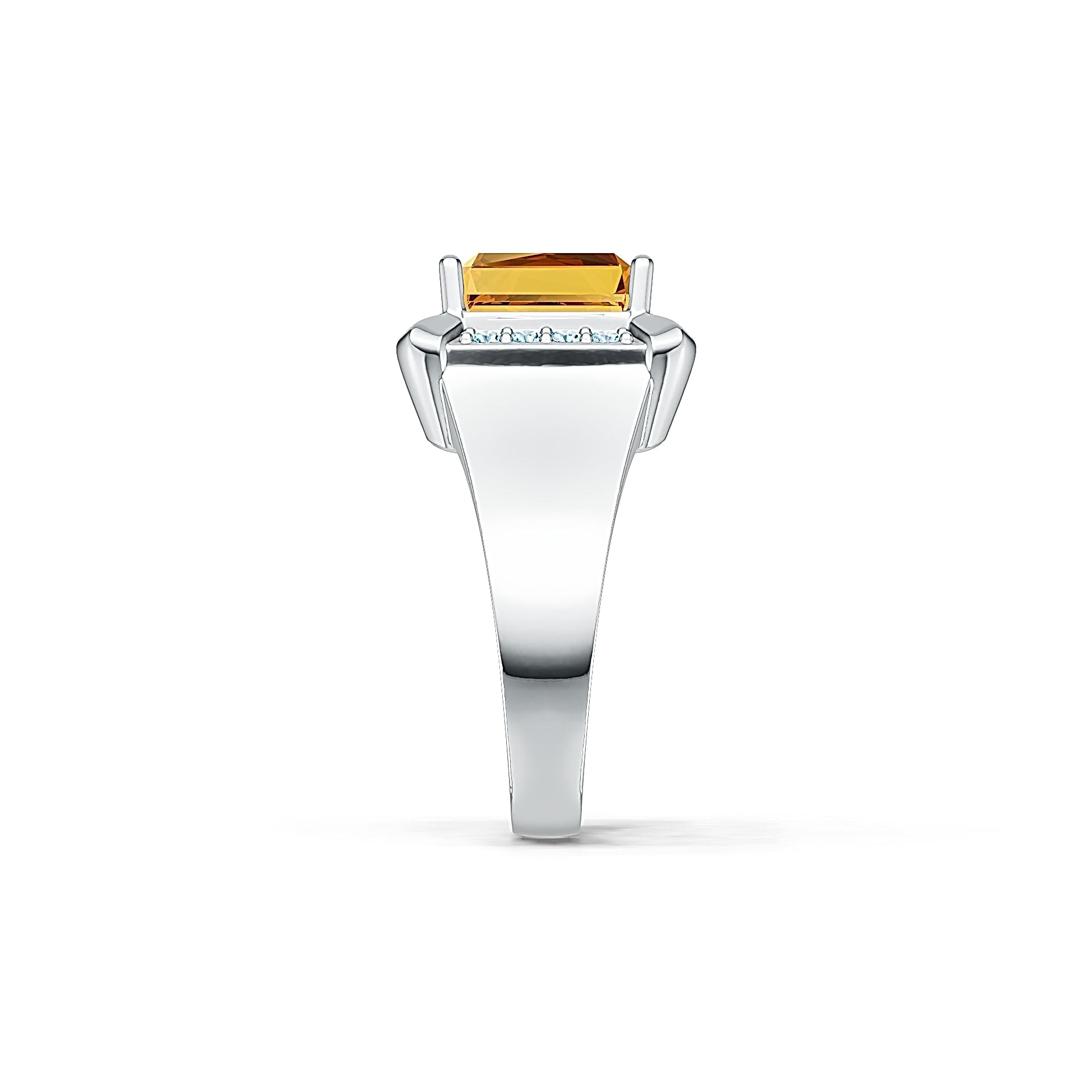 Sterling Silver Semi Mount Ring Setting Cushion CU 10x9mm Syzjewelry