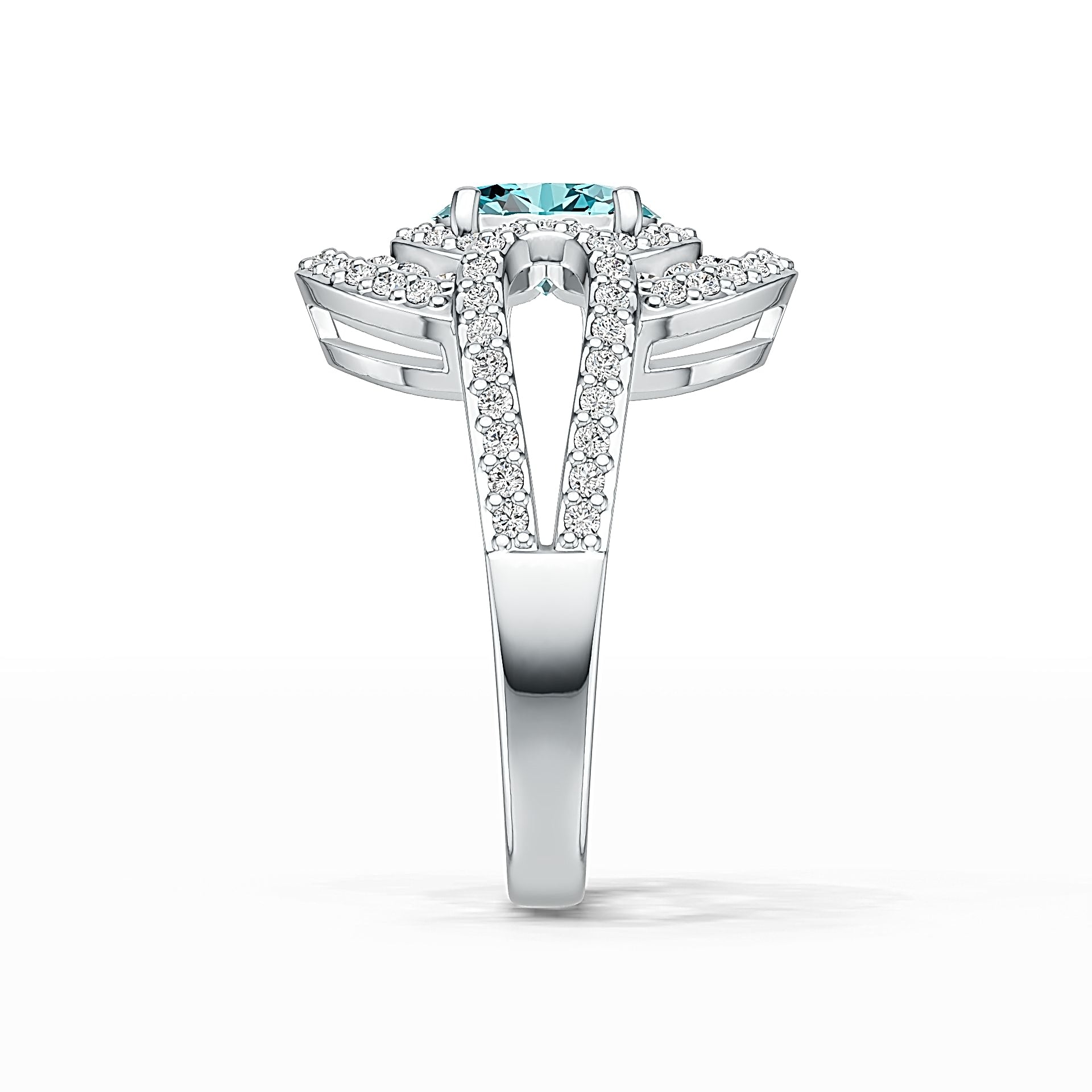 Sterling Silver Semi Mount Ring Setting Oval OV 8X6mm DHJ