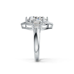 Sterling Silver Semi Mount Ring Setting Oval OV 12X10mm DHJ