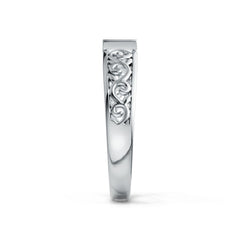 Sterling Silver Semi Mount Ring Setting Princess SQ 5.5X5.5mm DHJ