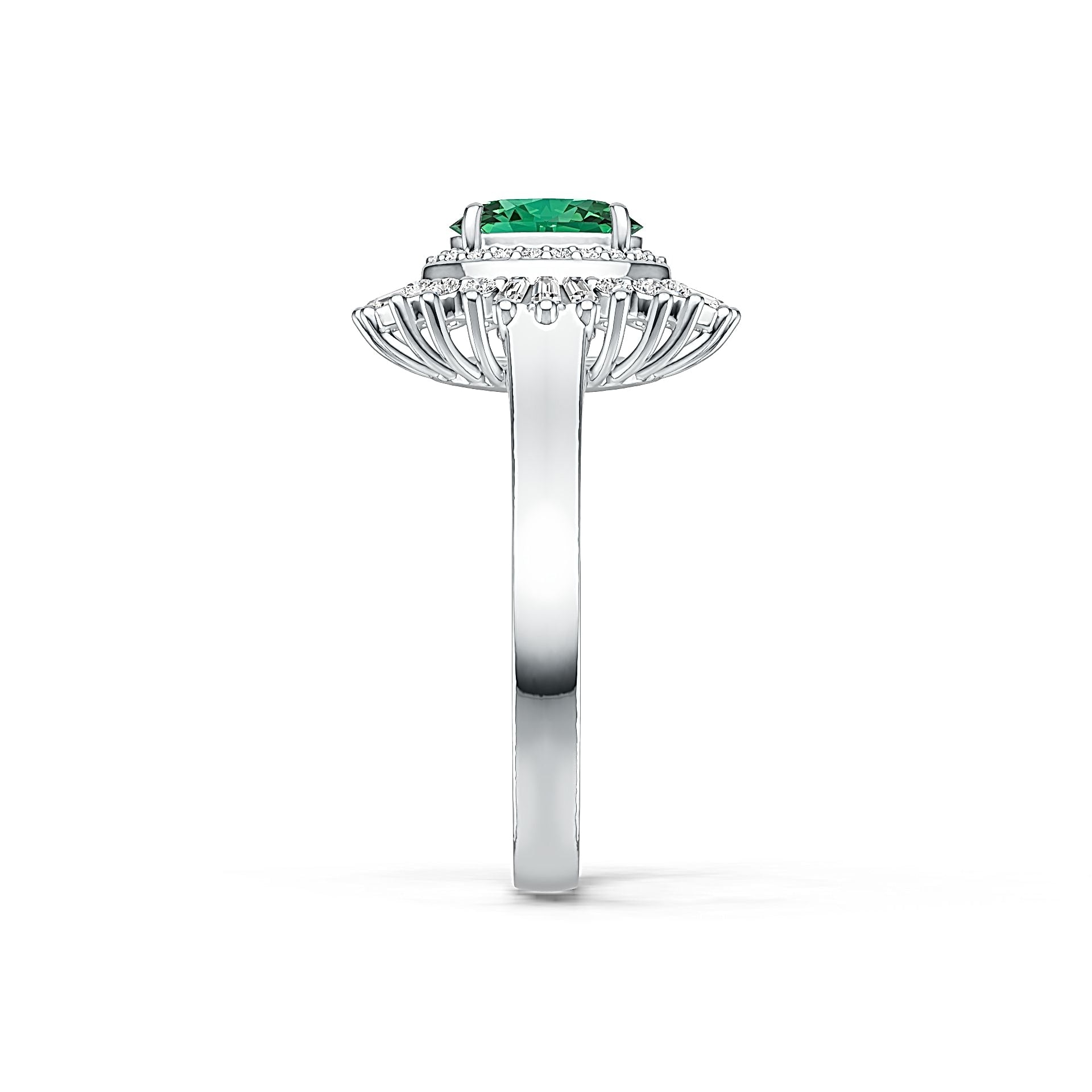 Sterling Silver Semi Mount Ring Setting Oval OV 8X6mm DHJ