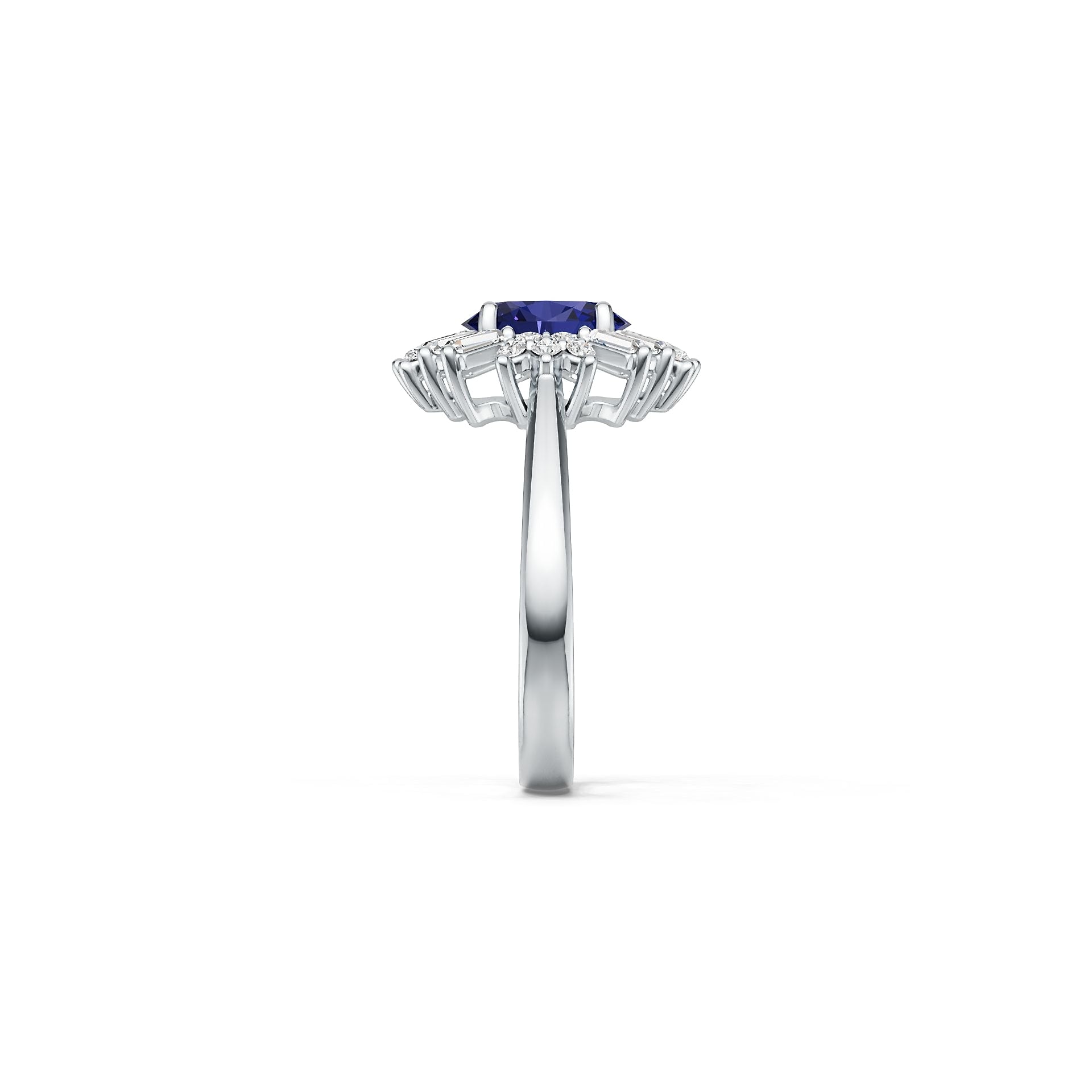 Sterling Silver Semi Mount Ring Setting Oval OV 8x6mm Syzjewelry