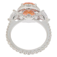 10K Gold Semi Mount Ring Setting Oval OV 10x7mm Moissanite Accent Syzjewelry