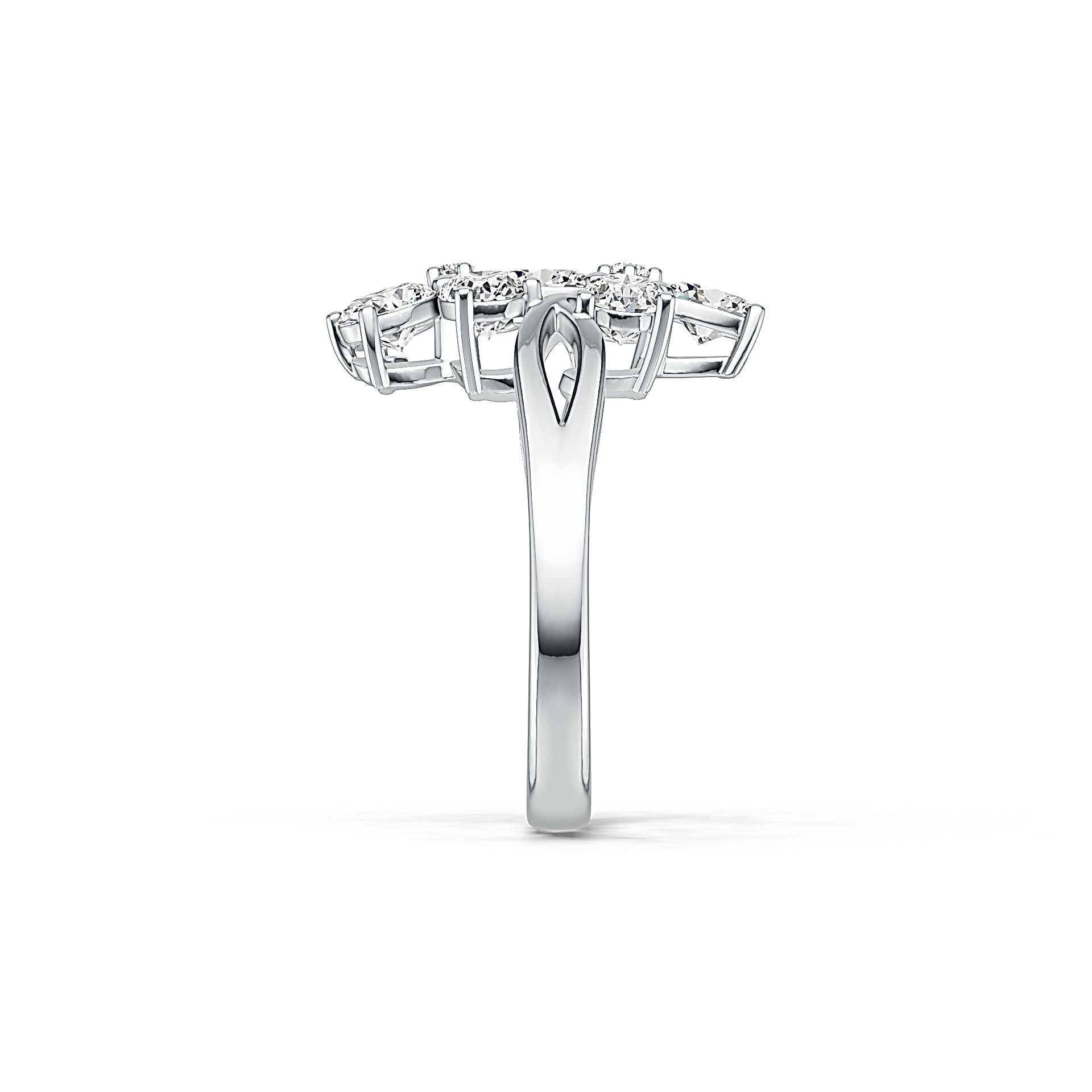 Sterling Silver Semi Mount Ring Setting Oval OV 5X4mm DHJ