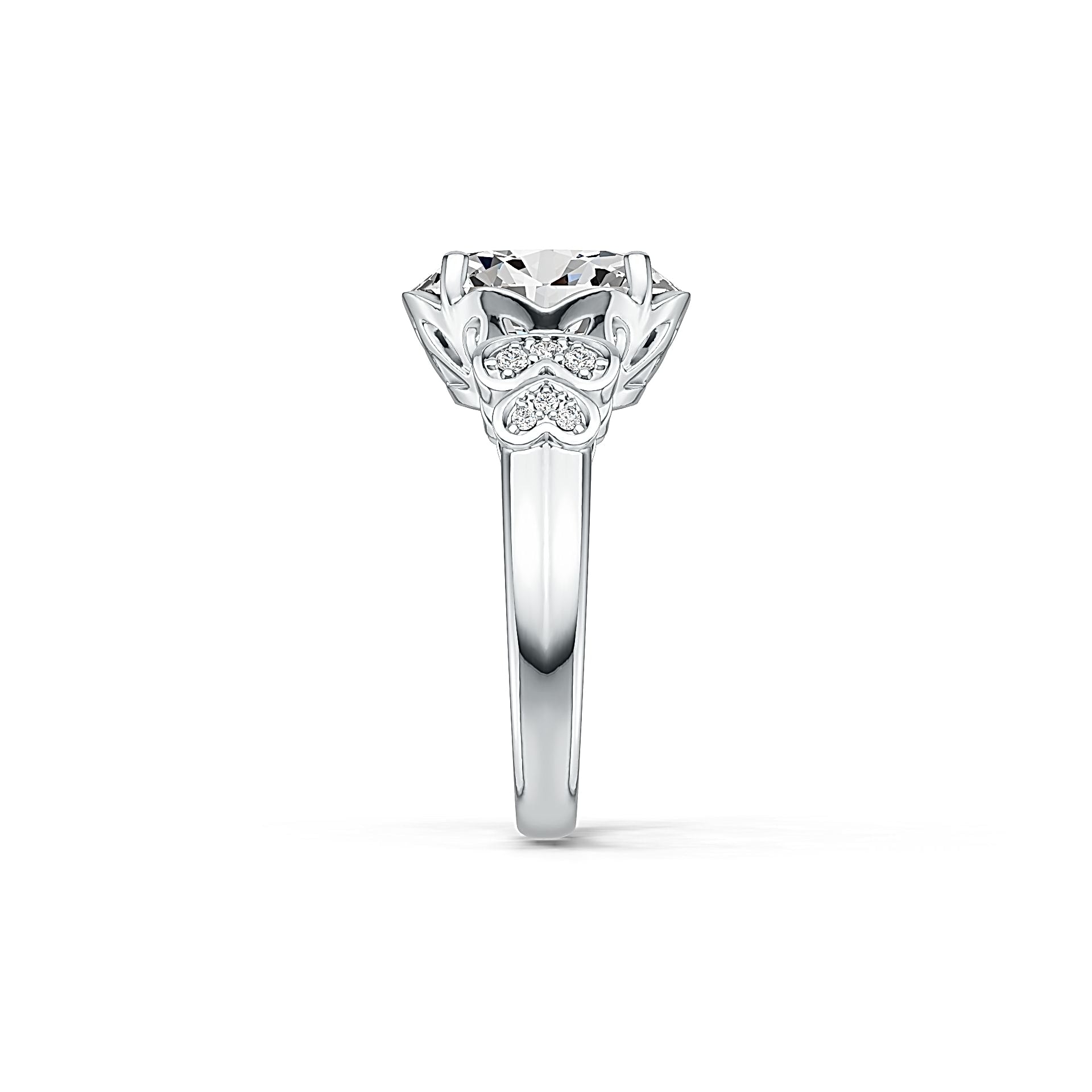 Sterling Silver Semi Mount Ring Setting Oval OV 12X10mm - Syzjewelry