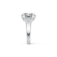Sterling Silver Semi Mount Ring Setting Oval OV 12X10mm - Syzjewelry