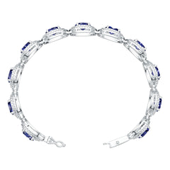 Sterling Silver Semi Mount Tennis Bracelet Setting Round Rd DHJ