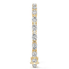 10K Gold Semi Mount Bracelet Setting Round Ro 5x5mm Syz Jewelry