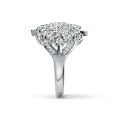 Sterling Silver Semi Mount Ring Setting Pear PE 4X3mm DHJ