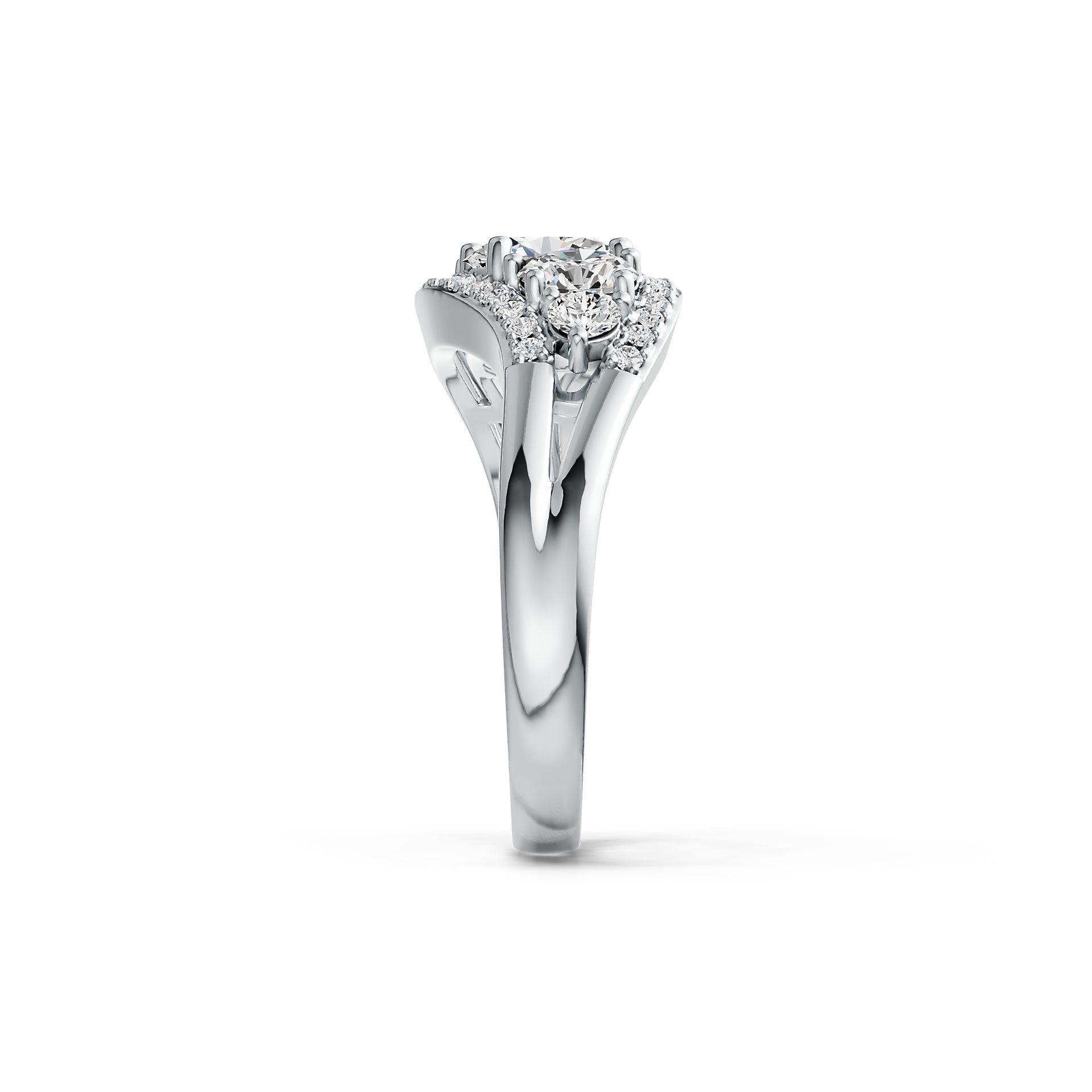 Sterling Silver Semi Mount Ring Setting Oval OV 7X5mm OV 5X4mm DHJ
