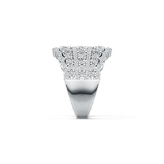 Sterling Silver Semi Mount Ring Setting Round RD 3.75mm DHJ