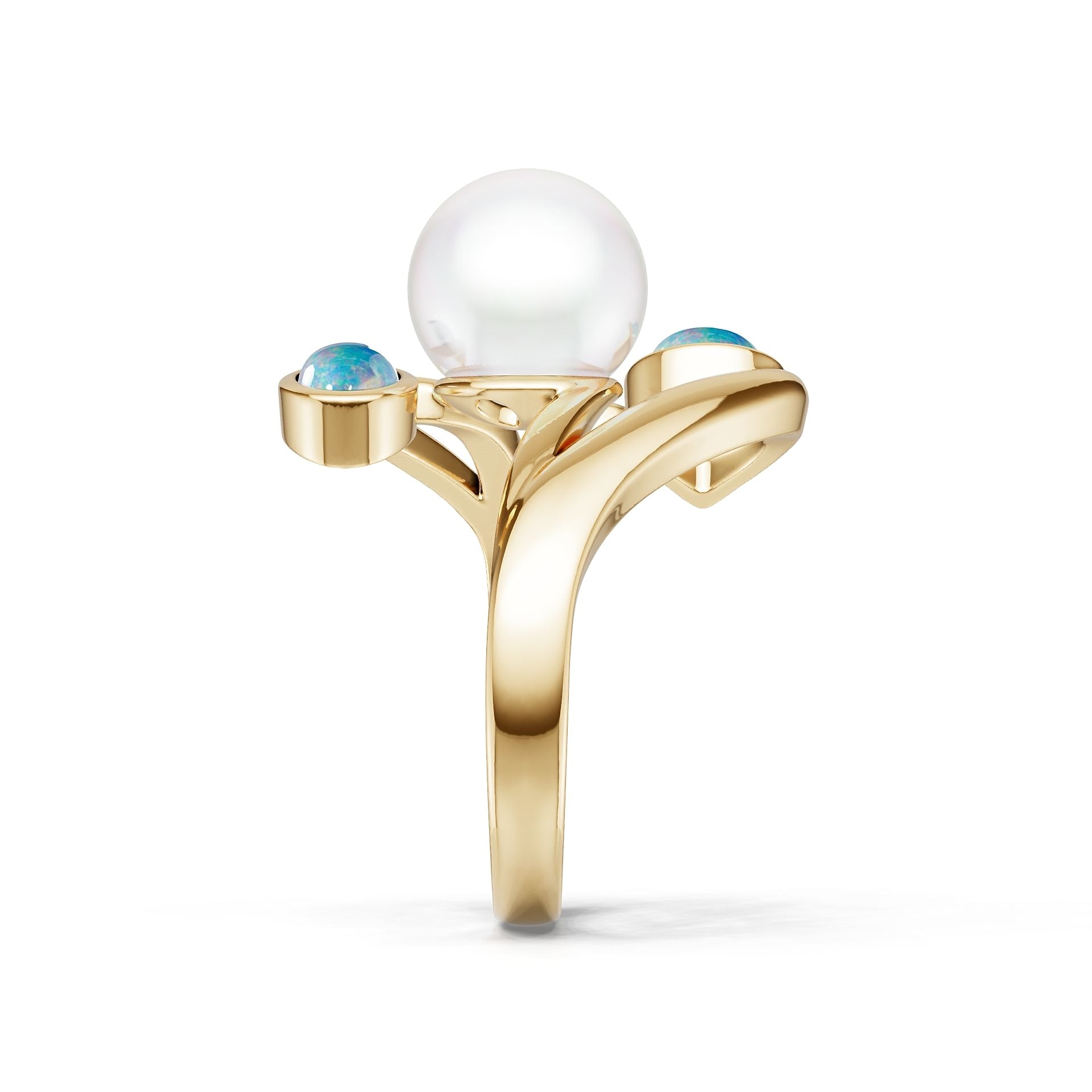 18K Gold Semi Mount Ring Setting Round Ro 2x2mm Syz Jewelry