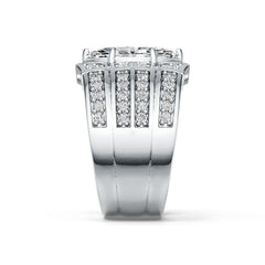 Sterling Silver Semi Mount Ring Setting Marquise MQ 14X7mm with White Topaz DHJ