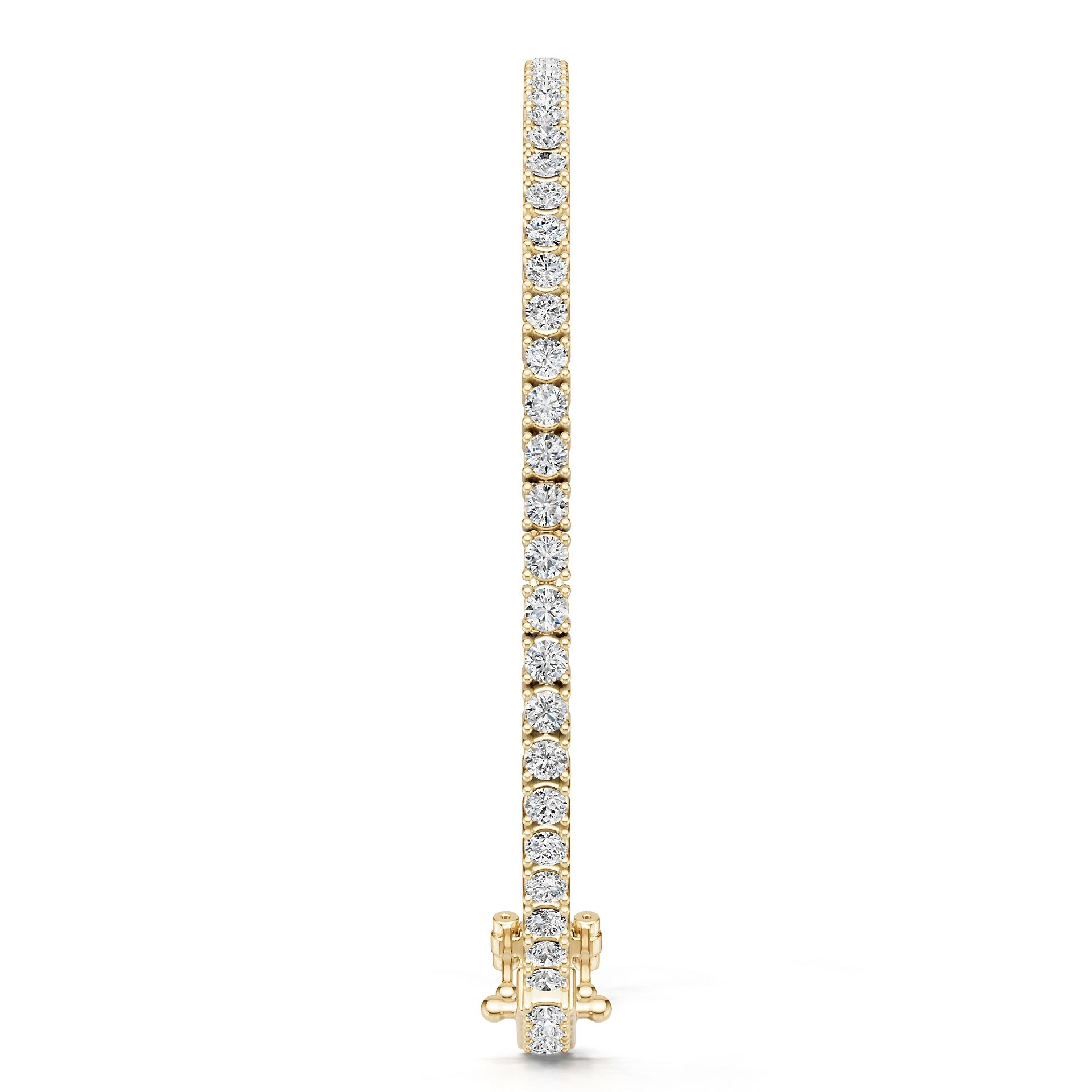 18K Gold Semi Mount Bracelet Setting Round Ro 2x2mm Syz Jewelry