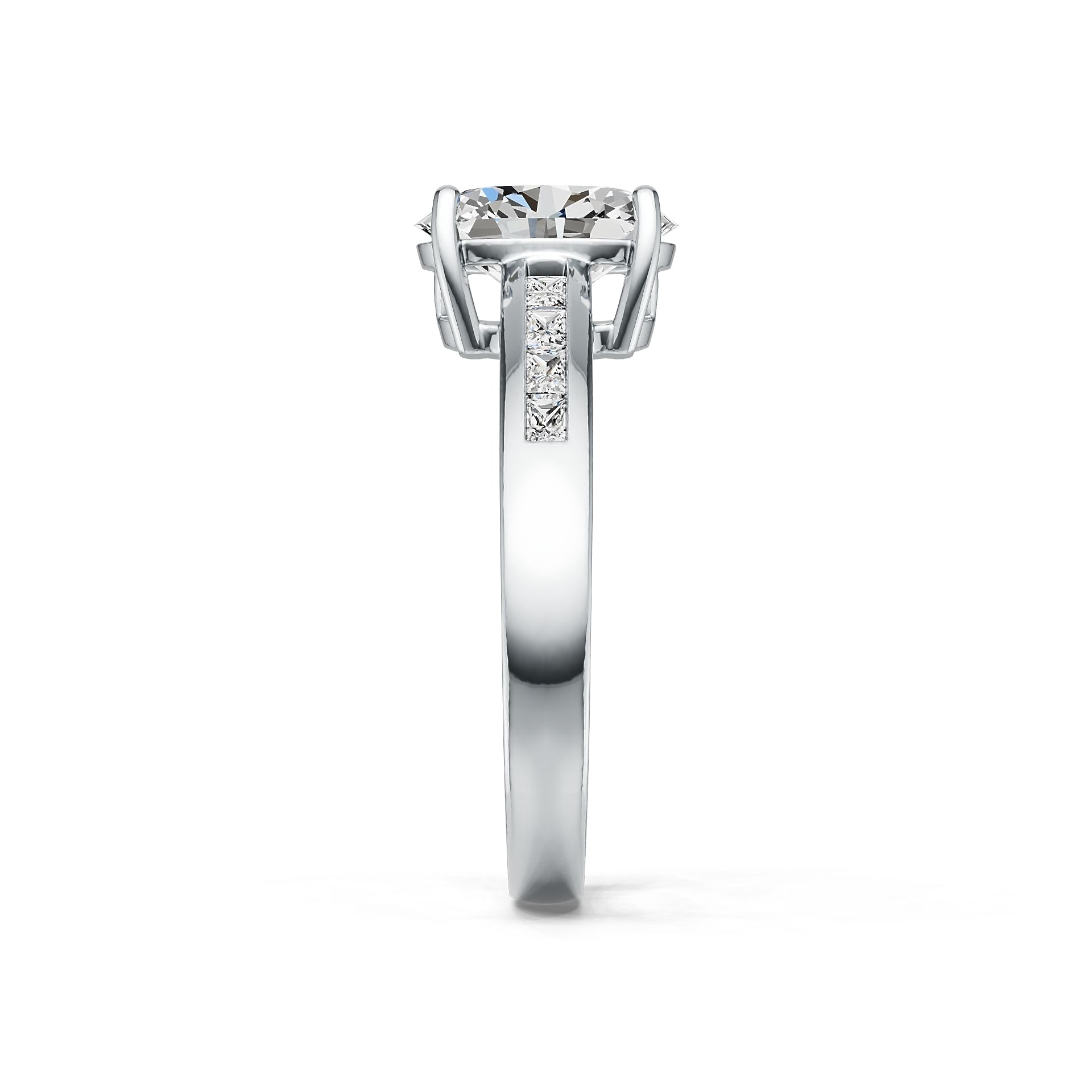 Sterling Silver Semi Mount Ring Setting Oval OV 9X7mm DHJ