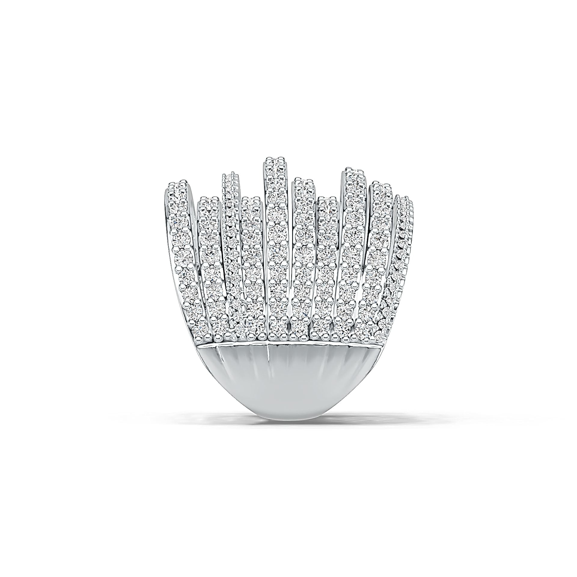 Sterling Silver Semi Mount Ring Setting Round RD 1.8mm DHJ