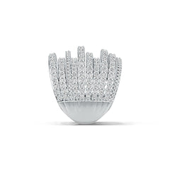 Sterling Silver Semi Mount Ring Setting Round RD 1.8mm DHJ