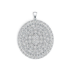14K Gold Semi Mount Pendant Setting Oval OV 4X3mm DHJ