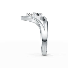 Sterling Silver Semi Mount Ring Setting Princess SQ 5x5mm Syzjewelry